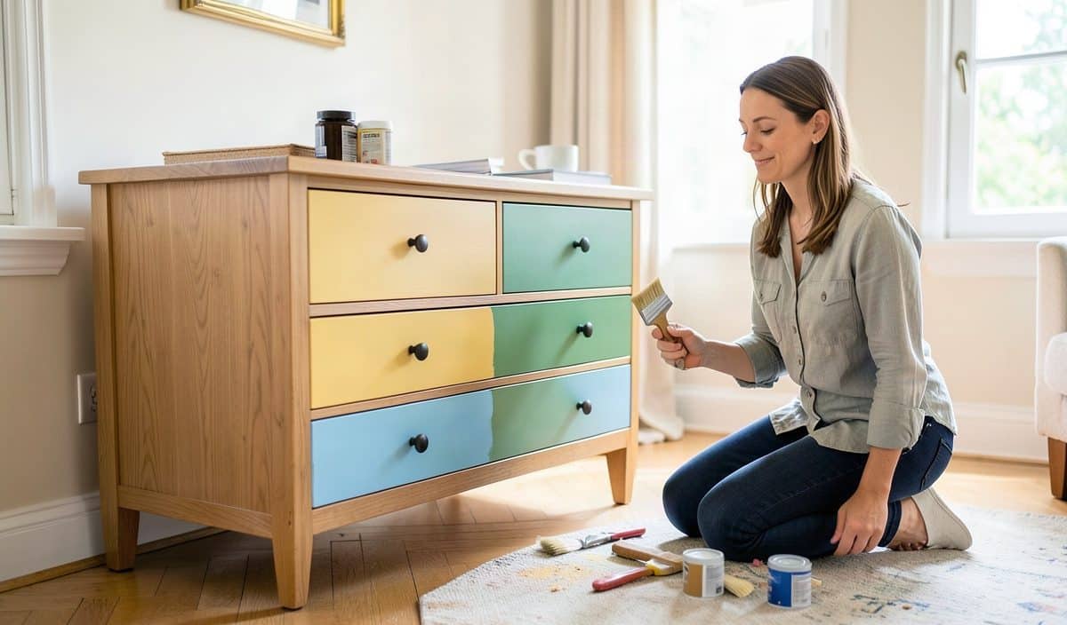 Meuble relooké