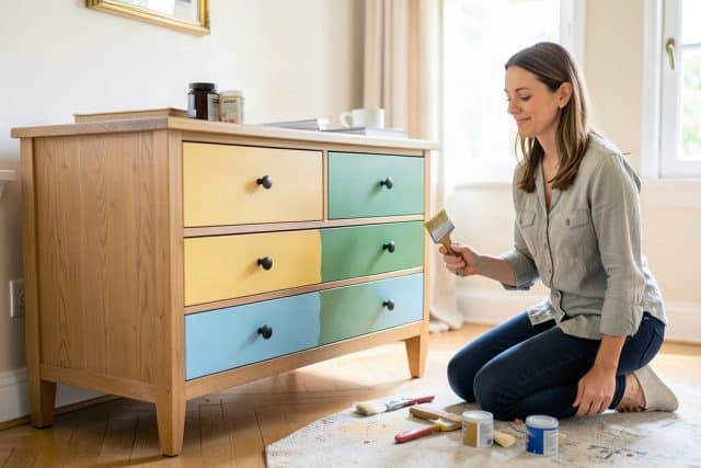 Meuble relooké