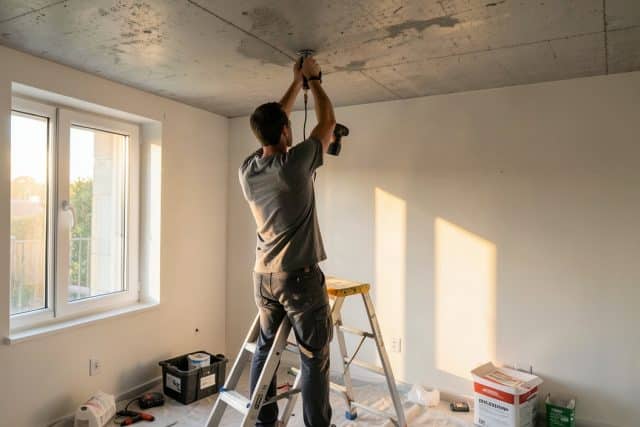 Cheville à béton pour plafond